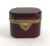 Victorian Ruby Flash Comfit Box with Gilt Metal Frame