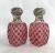 Victorian Scent Bottles with Sterling Silver Tops, circa 1890