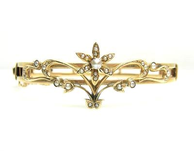 Victorian Pearl Bracelet