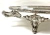 Victorian Sheffield Silver Plate Meat Dome with Matched Well and Tree Platter