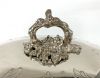 Victorian Sheffield Silver Plate Meat Dome with Matched Well and Tree Platter