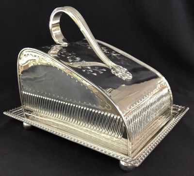 Victorian Silver Plate Cheese Dish