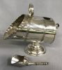 Victorian Silver Plate Coal Scuttle Sugar Bowl
