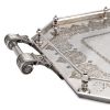 Victorian Silver Plate Gallery Tea Tray