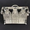 Victorian Silver Plate Tantalus Stand