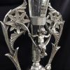Victorian Silver Plate & Glass Centrepiece