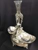 Victorian Silver Plate & Glass Centrepiece