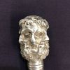 Victorian Six-Faced Silver Walking Stick