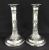Victorian Sterling Silver Candlesticks With Removable Bobeches