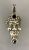 Victorian Sterling Silver Devil Mask Form Cigar Lighter