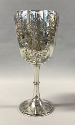 Victorian Sterling Silver Goblet, Hallmarked Sheffield 1896