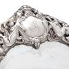 Victorian Sterling Silver Heart Shaped Mirror, London 1895