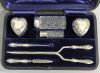 Victorian Sterling Silver Vanity Set In The Original Presentation Case