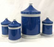 Victorian Stoneware Apothecary Jars, circa 1860-80