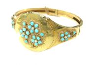 Victorian Turquoise and Pearl Bracelet
