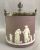 Victorian Wedgwood Jasperware Lavender Biscuit Barrel