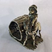 Victorian Silver-Pate Figural Napkin Ring