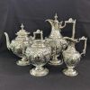 Victorian Silver Plate 4 Piece Tea Set