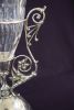 Victorian Silver Plate Cut Crystal Presentation Vase