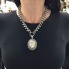 Victorian sterling Silver Locket with Handmade Belcher Link Chain
