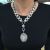 Victorian Sterling Silver Locket with Handmade Bookchain