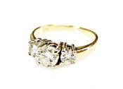 Vintage 3 Diamond Ring