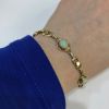 Vintage 2.08ct Opal Bracelet in 14kt Yellow Gold
