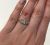Vintage 3 Princess Diamond Ring