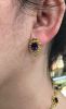 Vintage Amethyst Filigree Earrings