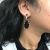 Vintage Amethyst and Pearl Earrings