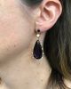 Vintage Amethyst and Pearl Earrings