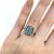 Vintage 6.03ct Aquamarine Solitaire 18kt Ring