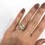 Vintage Aquamarine Solitaire Ring