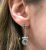 Vintage Aquamarine and Diamond Drop Earrings