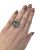 Vintage Aquamarine and Diamond Ring