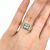 Vintage Aquamarine and Diamond Ring