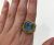 Vintage 12.70ct Aquamarine and Diamond 18kt Ring