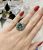 Vintage Aquamarine and Diamond Ring
