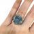Vintage Aquamarine and Diamond Ring