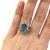 Vintage Aquamarine and Diamond Ring