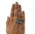 Vintage Aquamarine and Diamond Ring