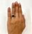 Vintage Black Diamond and Diamond Ring