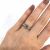 Vintage Blue Tourmaline and Diamond Ring