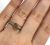 Vintage Brown Diamond and Diamond Ring