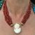 Vintage Cameo and Carnelian Necklace