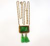 Vintage Carved Jade Pendant