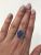 Vintage Chalcedony and Diamond Ring