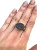 Vintage Chalcedony Solitaire Ring