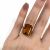 Vintage Citrine Solitaire Ring