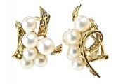 Vintage Cultured Pearl Earrings